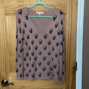 Philosophy skull sweater